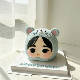 小尺寸异形定制蛋糕，5英寸，5人内