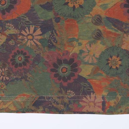 SDSA男装2026新款高贵轻奢小众设计彩色满印花卉圆领短袖T恤百搭 商品图3