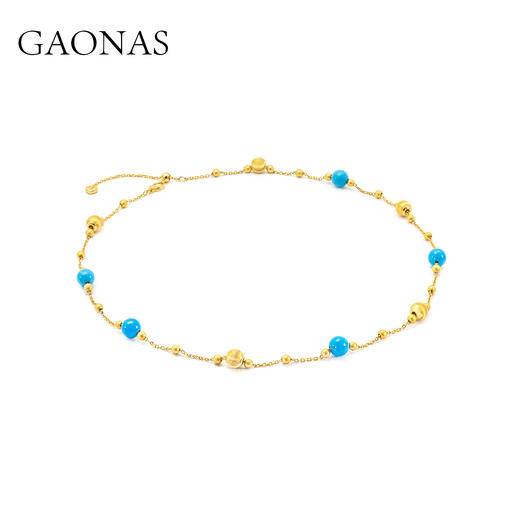 GAONAS 景泰之韵 贵气老钱度假风多功能项链11950XB 商品图1