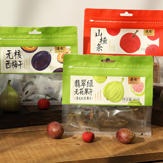 逢食果干解腻三宝 无核西梅干108g+无花果干80g+山楂条308g 商品图3