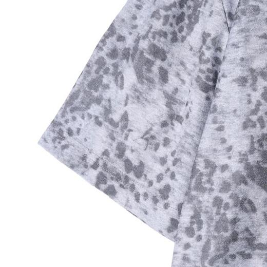 夏季高级感新款男士豹纹清新色调品味韩系圆领短袖T恤百搭时尚 商品图2