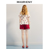【商场同款】MAXRIENY精致浪漫感x型收腰露肩泡泡袖上衣25夏款(货号:MC86TP264) 商品缩略图3