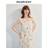 【商场同款】MAXRIENY优雅度假风连衣裙25夏款立体花装饰缩褶长裙(货号:MC86DR283) 商品缩略图2