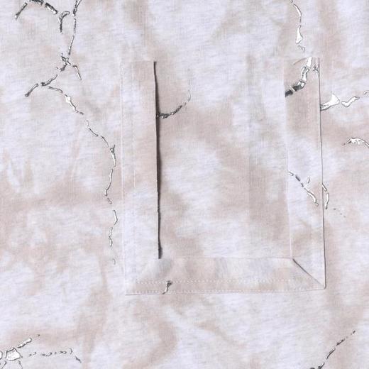 SDSA男装2026新款高贵轻奢裂纹滴胶扎染圆领短袖T恤百搭舒适上衣 商品图3