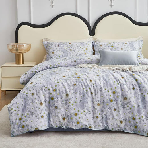 梦洁 纯棉印花四件套：小雏菊 商品图4