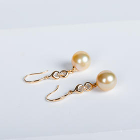 ⁶孤品：【南洋金珍珠】18K金钻石耳饰，10.2/10.3MM，编号EGS4，出证书，48小时鉴赏期——SS06-CR-YMZZ【HOT】