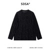 SDSA男装2026新款高贵轻奢个性时尚满印植绒花卉圆领长袖T恤休闲 商品缩略图4