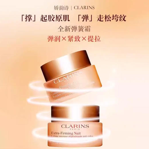 【春季焕新】【香港免税店🇭🇰】Clarins娇韵诗焕颜弹力日霜晚霜50ml 面霜深层滋润保湿补水 · 香港直邮 商品图6