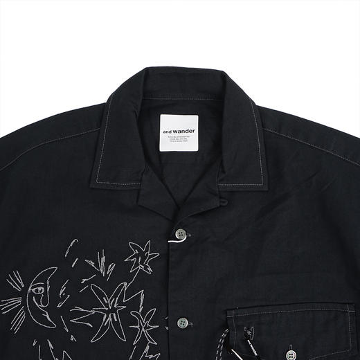 and wander reflective embroidary 艺术家合作系列反光刺绣衬衫 商品图1