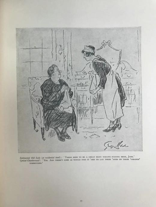 1933年 《笨拙》插画家乔治·贝尔彻漫画集 数十幅插图 精装大16开 商品图14