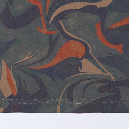 SDSA男装2026新款高贵轻奢艺术感抽象撞色设计圆领短袖T恤百搭 商品图3