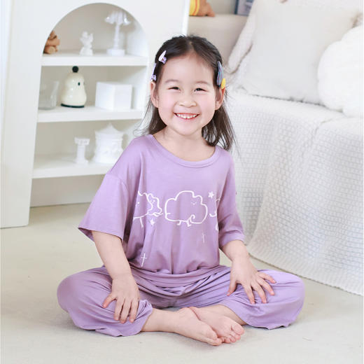 【10A抗菌】棉花堂夏款云感空气童装家居服 --FD61173 商品图6