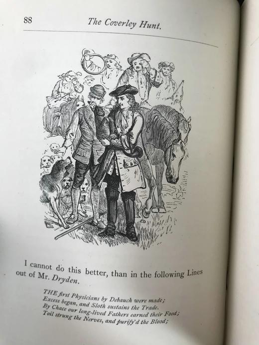 约19世纪后期 罗杰·德·科弗利爵士 数十幅插图 漆布精装32开 商品图6