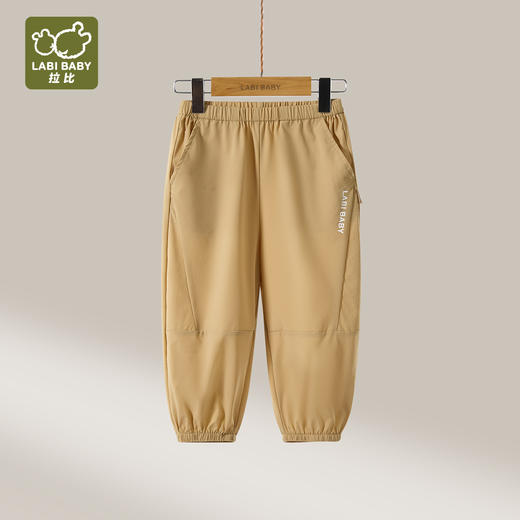 拉比童衣夏悦动拼接束口长裤j6LZBC101436 商品图5