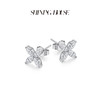 ShiningHouse[培育] 18k金钻石耳饰 橄榄形人工真钻人造钻石K金耳钉时尚钻石耳饰耳环悦己送礼臻选【此商品不支持7天无理由退货退款】预计3日发货 商品缩略图1