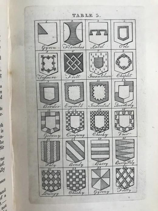 1845年 休·克拉克《纹章学导论》 48幅版画插图 漆布精装36开 商品图7