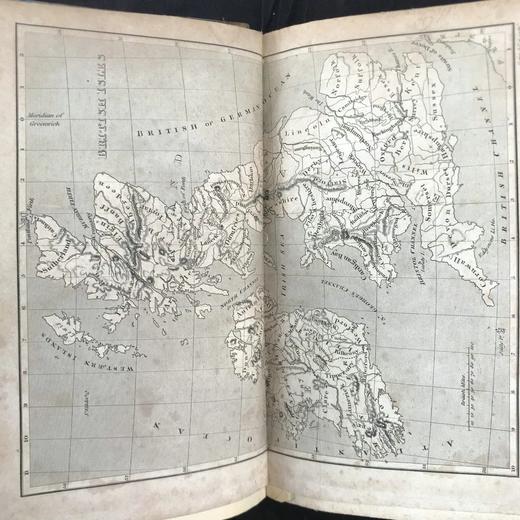 1808年 本杰明·皮茨·卡珀《联合王国地名辞典》 含地图插图真皮精装32开 商品图2