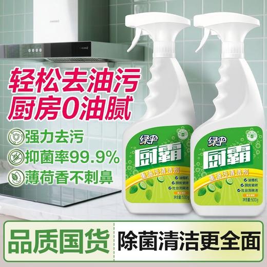 绿伞厨霸清洁剂强力去油污去重油除菌厨房卫生间瓷砖阳台厨房重油污克星 商品图7