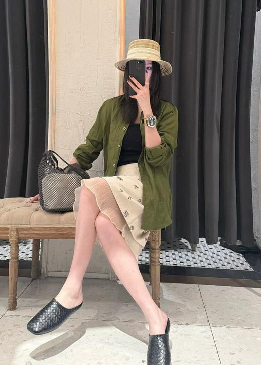 【门店同款】ENJOY夏季正肩亚麻衬衫 170593523 商品图2