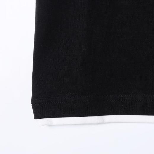 SDSA男装2026新款高贵轻奢潮牌撞色拼接假两件短袖T恤百搭时尚 商品图3