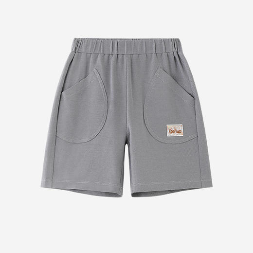 【商场同款】英氏儿童裤子男童夏季针织短裤灰色百搭休闲裤26新款 商品图4