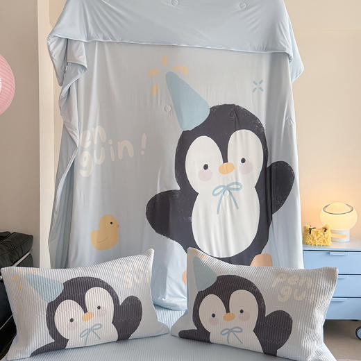 【防晒衣柔软冰凉面料】2026新款卡通冰皮床盖夏被四件套、单夏被 商品图9