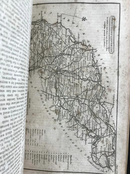 1808年 本杰明·皮茨·卡珀《联合王国地名辞典》 含地图插图真皮精装32开 商品图7