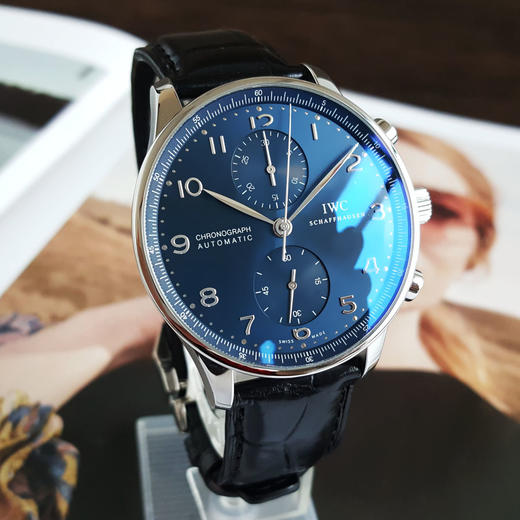 【95新】IWC 万国IW371491自动机械机芯计时41MM（男款）葡萄牙系列精钢070326NJS01 商品图3