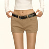 Ariseism 美式复古卡其色短裤女夏季新款百搭热裤 商品缩略图1