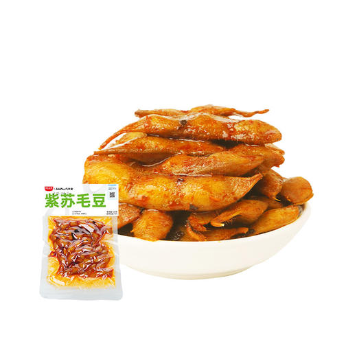 几多全解馋小零食香辣紫苏毛豆小包装儿时怀旧休闲零食 商品图4