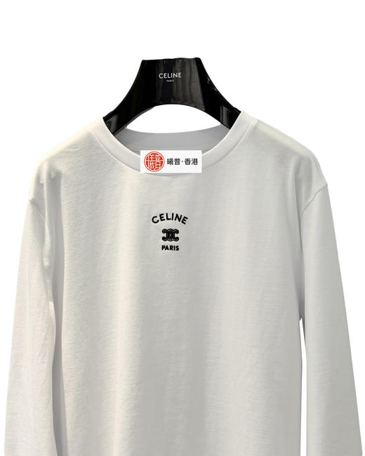 女款logo刺绣长袖T恤ba008 商品图2