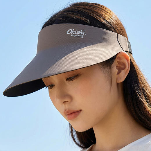 360°挡住紫外线！新西兰进口okioki 防晒帽 星轨大弧灯罩无痕帽/星轨双戴无痕帽 一体式设计 舒适佩戴 商品图5