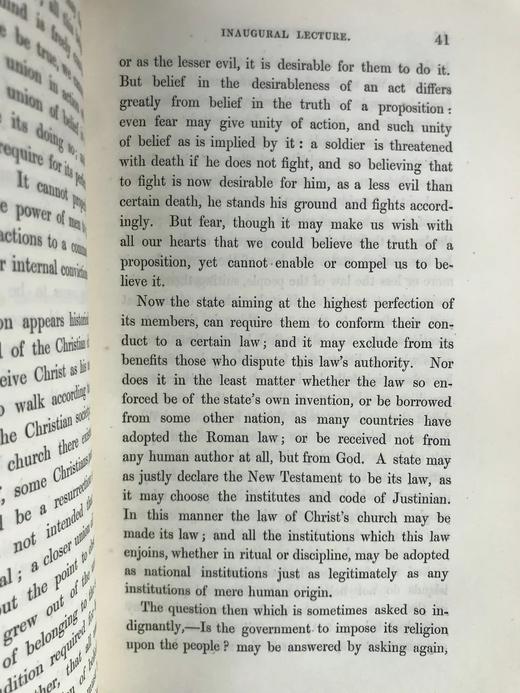 1849年 托马斯·阿诺德《近代史导论讲义》 全真皮精装大32开 商品图5