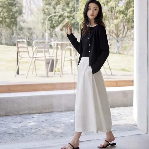 cosA cosB八片立裁花苞裙，液氨棉面料，软糯舒服却自带筋骨感，随性慵懒 商品图12