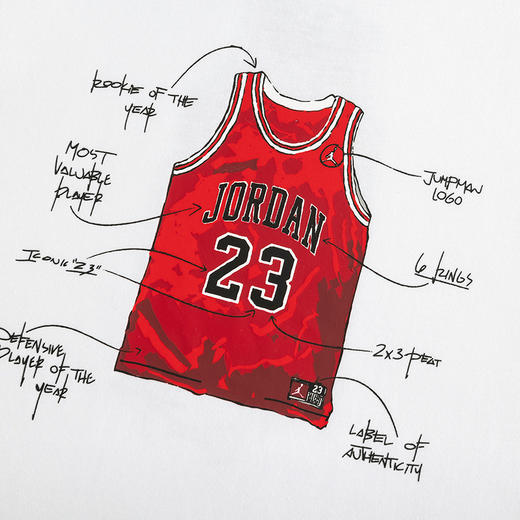 JORDAN 夏 大童小童 短袖T恤 JDB-TE-C981 商品图3