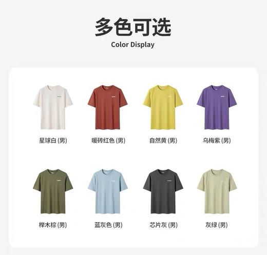 【特秒】6楼OUTDOOR户外潮牌棉感吸汗透气圆领简约短袖T恤吊牌价199折后价69 商品图1