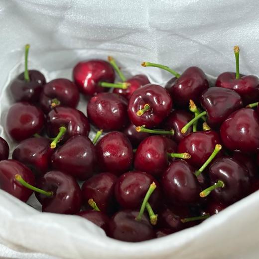 【山东美早大樱桃】烟台基地优质土壤+充足阳光+昼夜温差大，樱桃成熟度好，光泽感强，果肉厚实多汁，酸甜平衡，樱桃风味浓郁，适合送礼。净重2斤/箱，基地直采直发，江浙沪皖顺丰包邮~ 商品图0