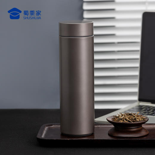 【纯钛保温杯】可定制室内男女泡茶水杯大容量保温保冷杯出行喝水杯子 商品图6