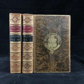 1895年 麦考莱勋爵《英国史》（全2卷） 全真皮精装32开