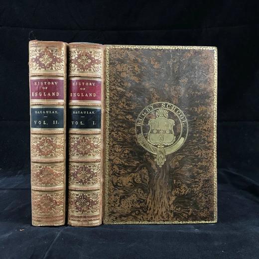 1895年 麦考莱勋爵《英国史》（全2卷） 全真皮精装32开 商品图0