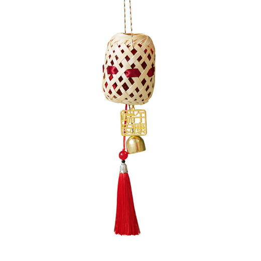 【端午节DIY竹编香囊挂件】手工材料包香包创意手工艾草小灯笼中式装饰品 商品图4