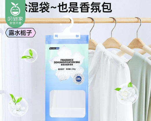 GRAREY格瑞亚香氛防霉除湿袋-栀子花香*4袋（230g*2包/袋） 商品图1