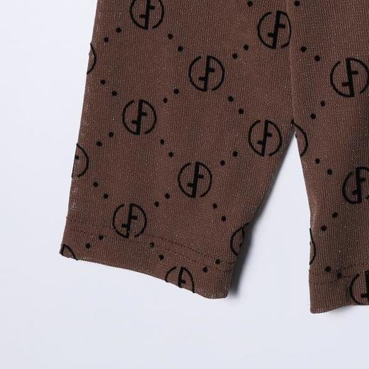 SDSA男装2026新款高贵轻奢美式复古植绒满印设计圆领长袖T恤百搭 商品图2