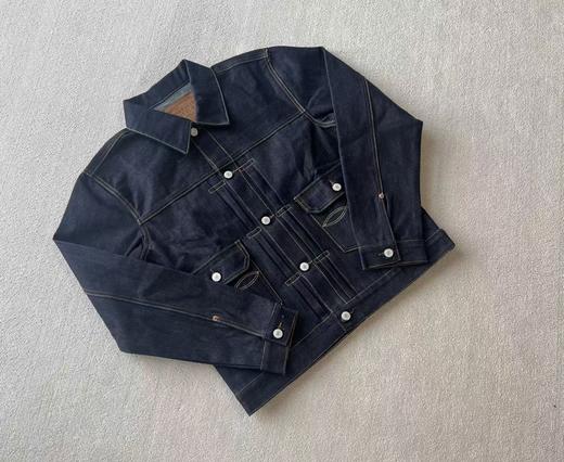 【a61】男子复古时尚原浆牛仔翻领外套！！ 商品图1