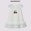 【商场同款】MAXRIENY甜美风mini泡泡袖立体绣花A字女童连衣裙(货号:MK86DR252) 商品缩略图4