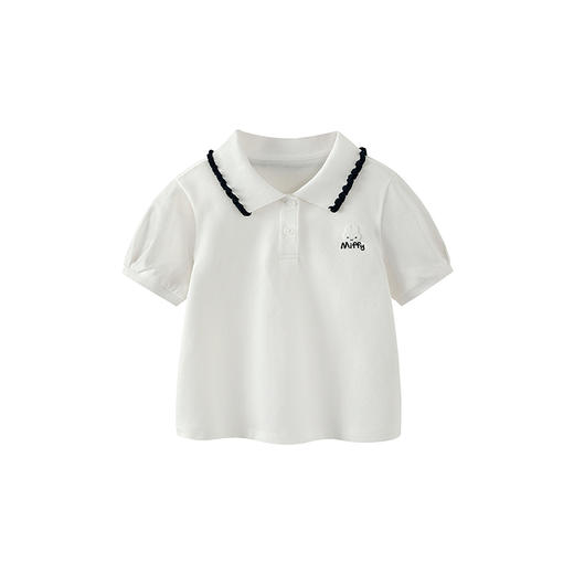[米菲联名]迷你巴拉巴拉男女童短袖T恤棉弹透气学院Polo衫2026夏 商品图4