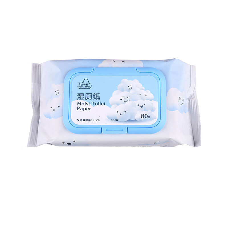 B1F【日用】悠云舒湿厕纸  规格：80片（取货日期：4/2-4/6）