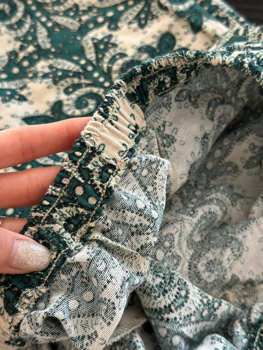 亚麻波西米亚风阔腿裤 商品图7