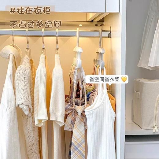 【双面可挂❗容量翻倍】波浪12挂钩衣架家用宿舍学生收纳多功能挂钩吊带领带内衣无痕神器。rh 商品图3