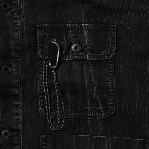 and wander bleach twill shirts 成衣染色高支长绒棉衬衫夹克 商品图2